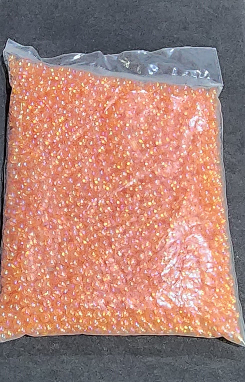 Orange Colour Bulk Pack Plastic Beads